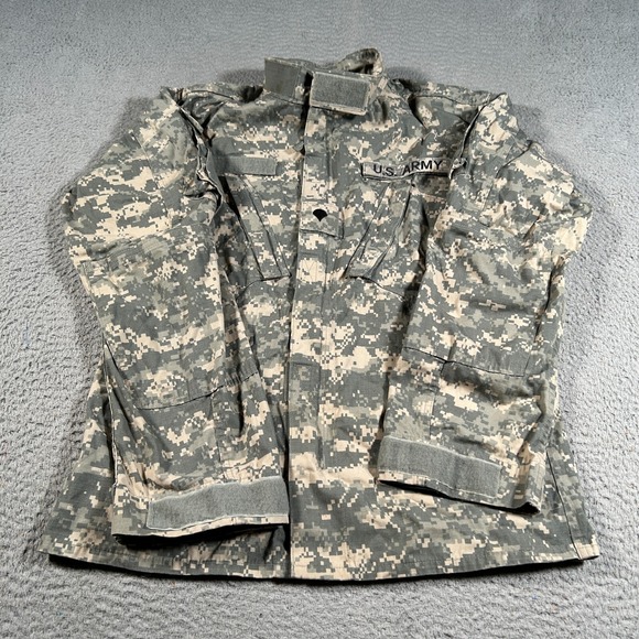U.S. Army Other - Combat Uniform Coat Men Medium Regular‎ Digital Camo Jacket Military Work ACU